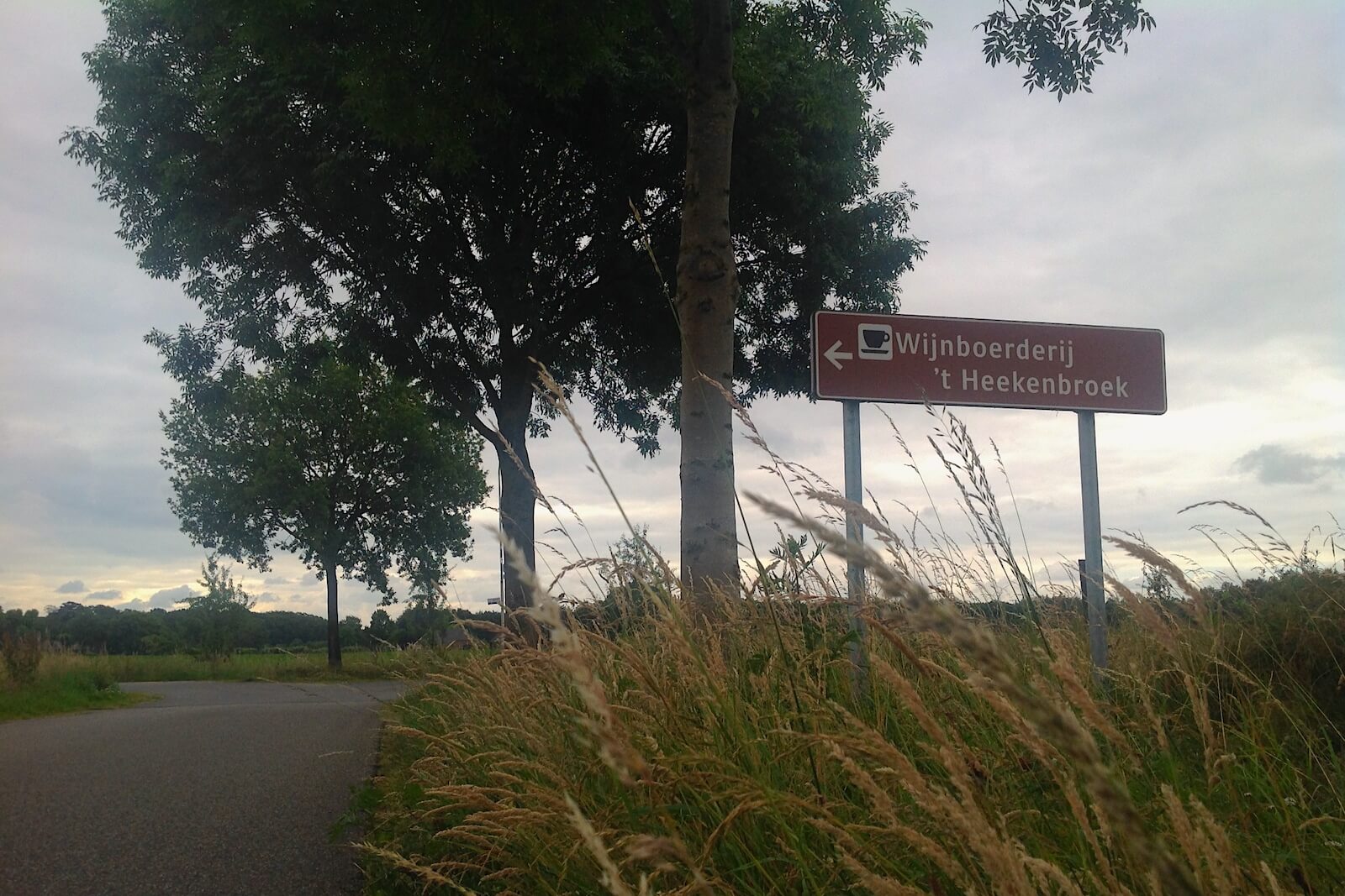 De route naar Wijnboerderij 't Heekenbroek