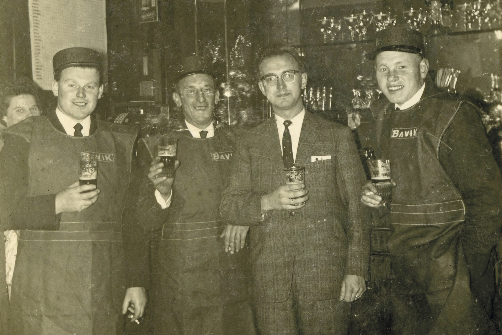 Historische foto van Brouwerij Bavik 