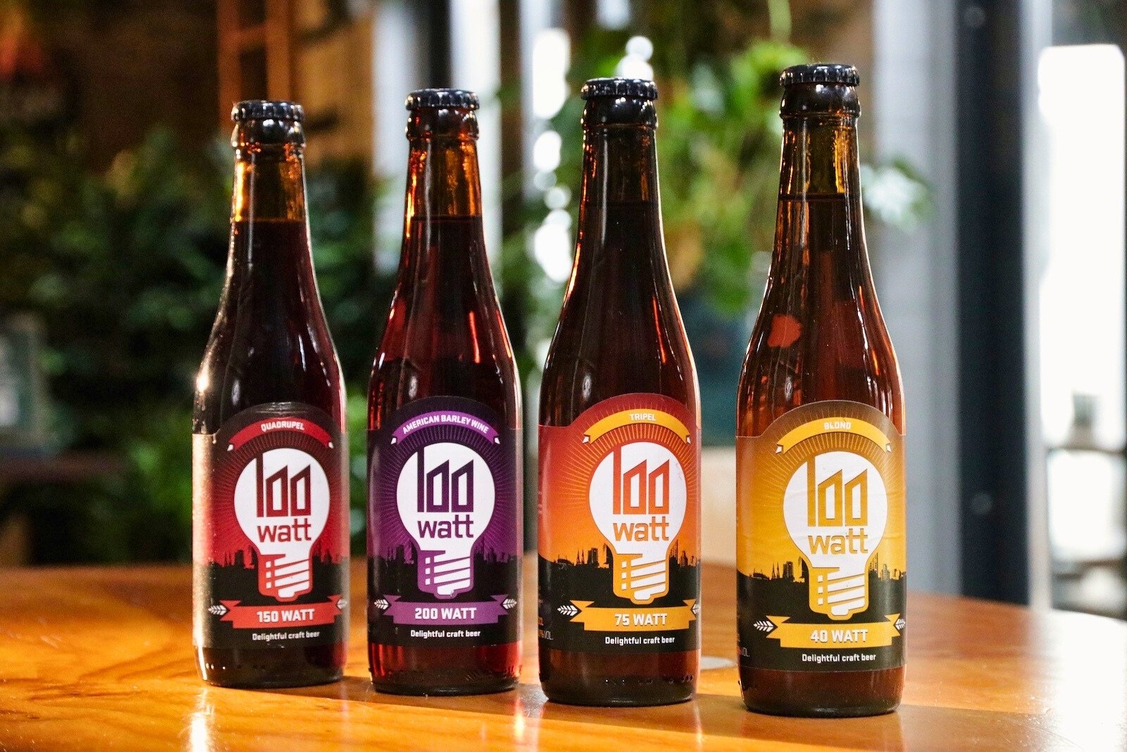 Core range of 100 Watt beer