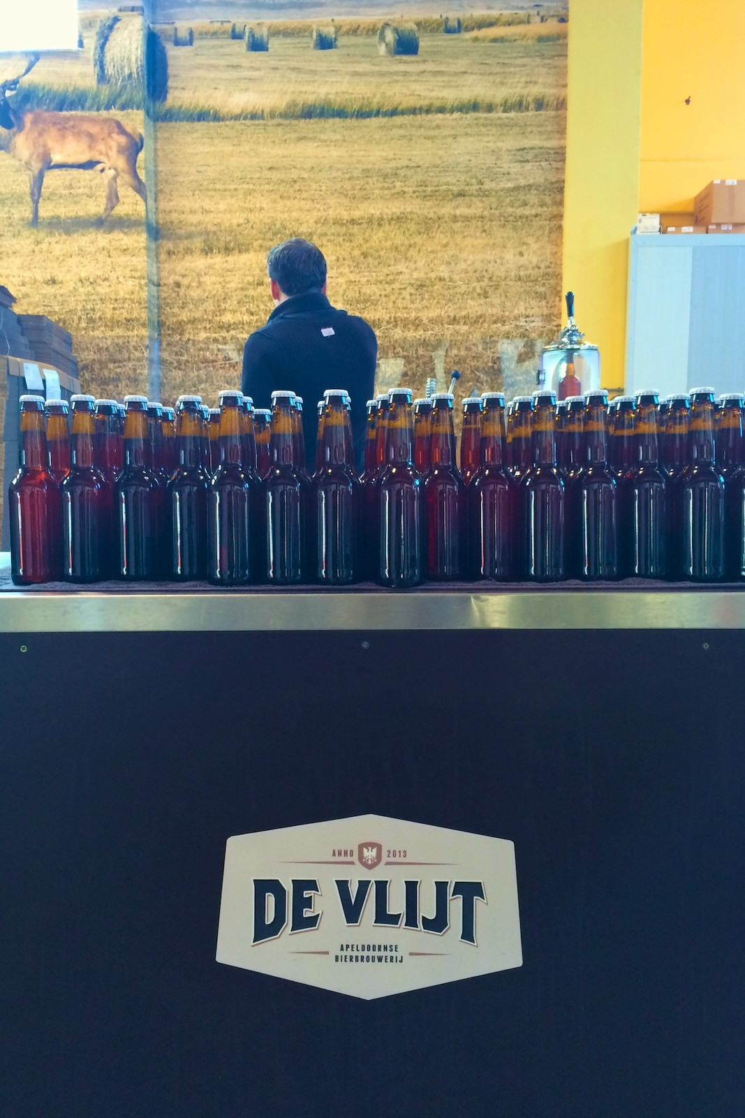 Bottle line at Brewery De Vlijt in Apeldoorn