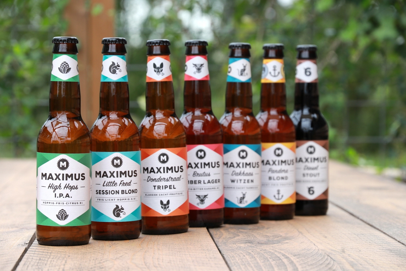 Vaste collectie Brouwerij Maximus bieren