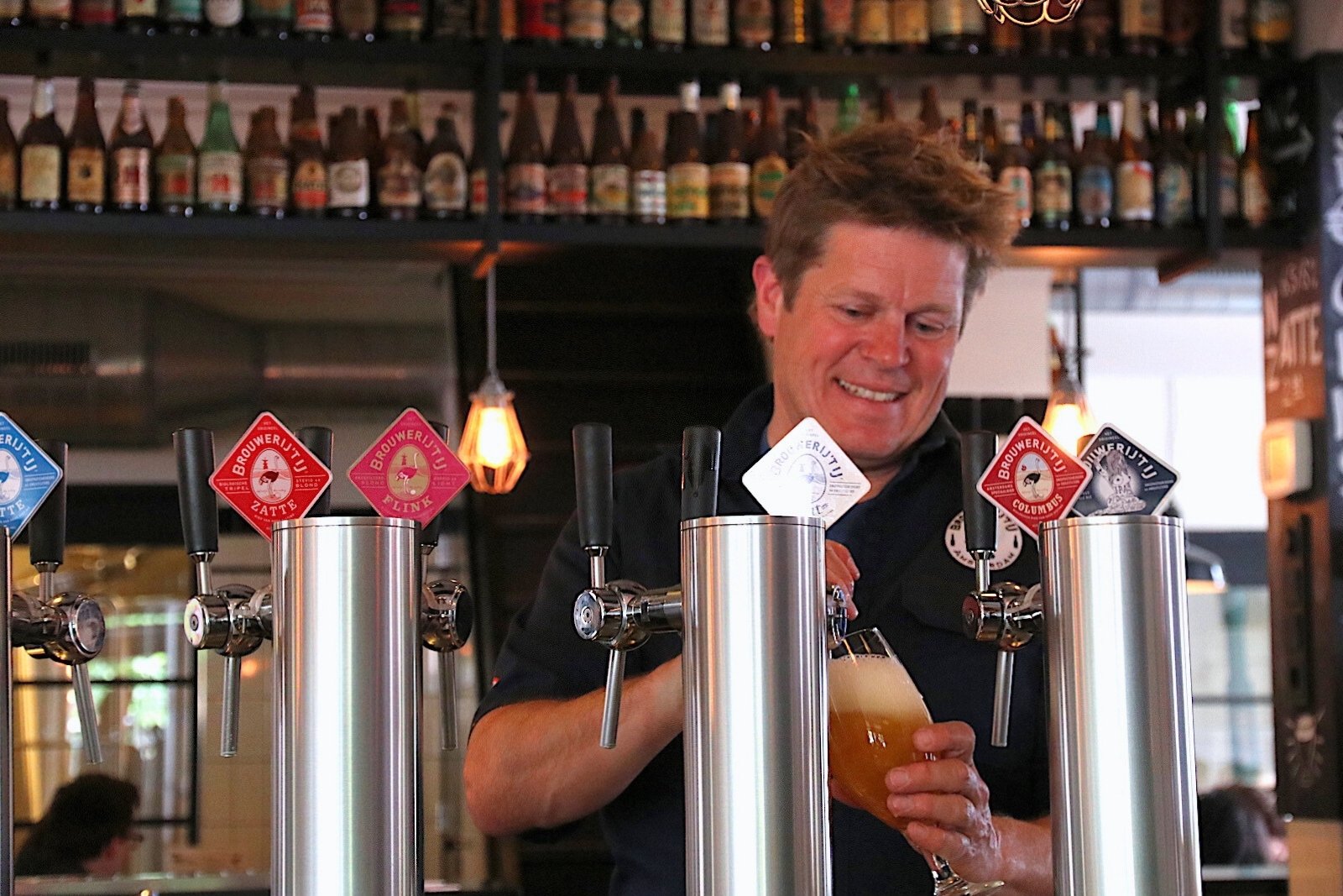 Patrick Hendrikse, mede-eigenaar van Brouwerij 't IJ