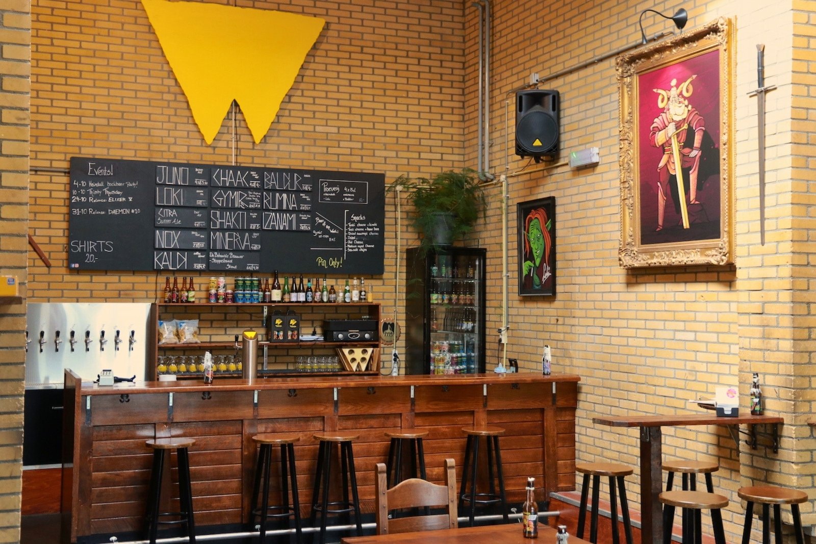 Taproom Walhalla Brewery in Amsterdam