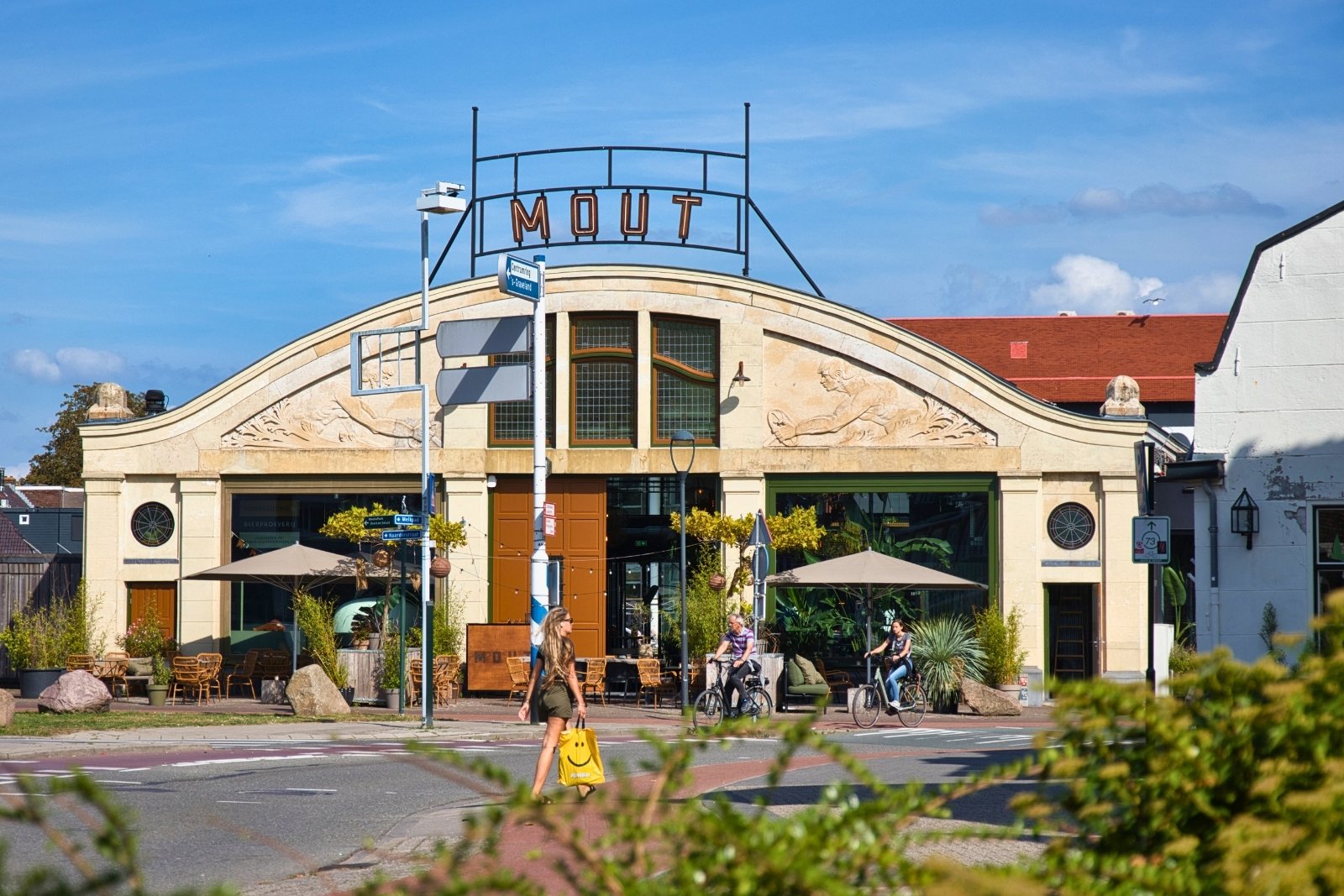 Foodhall Mout in Hilversum, waar ook de Gooische Bierbrouwerij is gevestigd