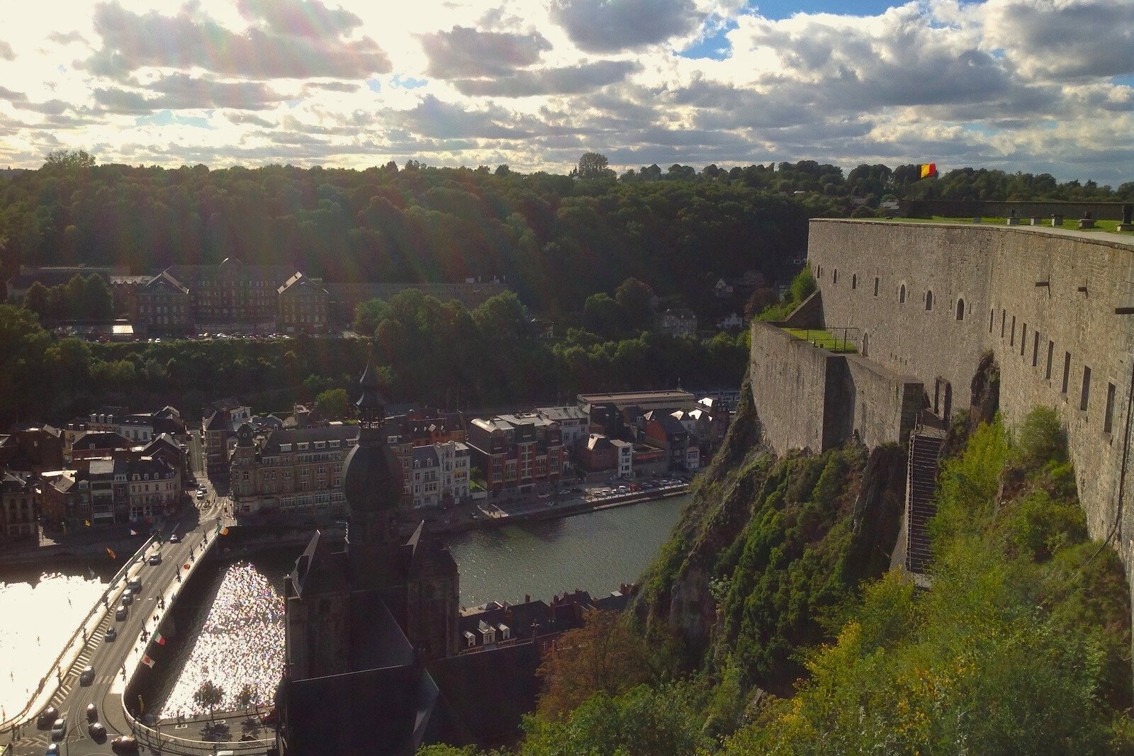 The Citadel, a fortress with a breathtaking view over Dinant.