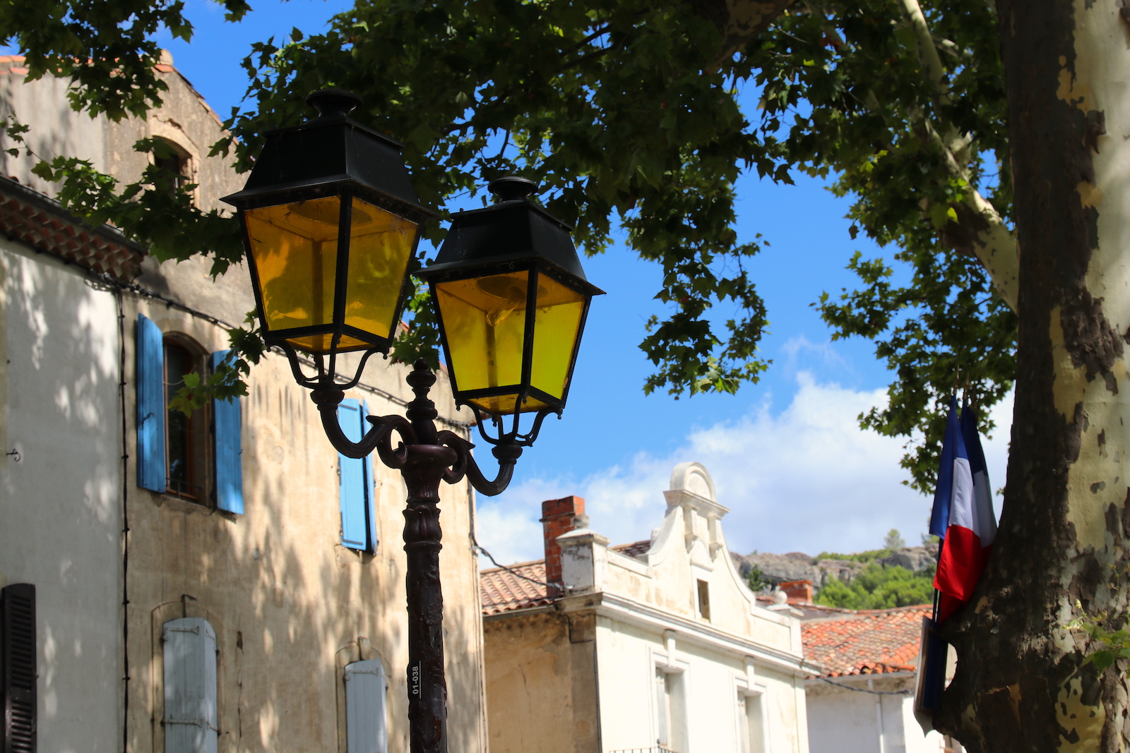 Het wijndorp Saint-Chinian in de Languedoc