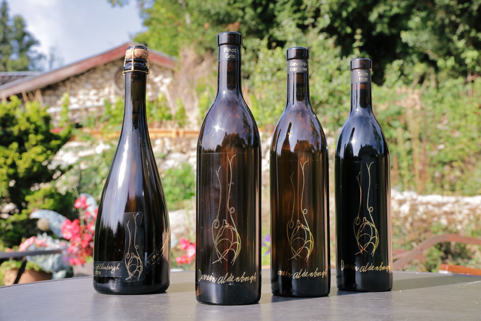 Selectie wijnen van Domein Aldenborgh.