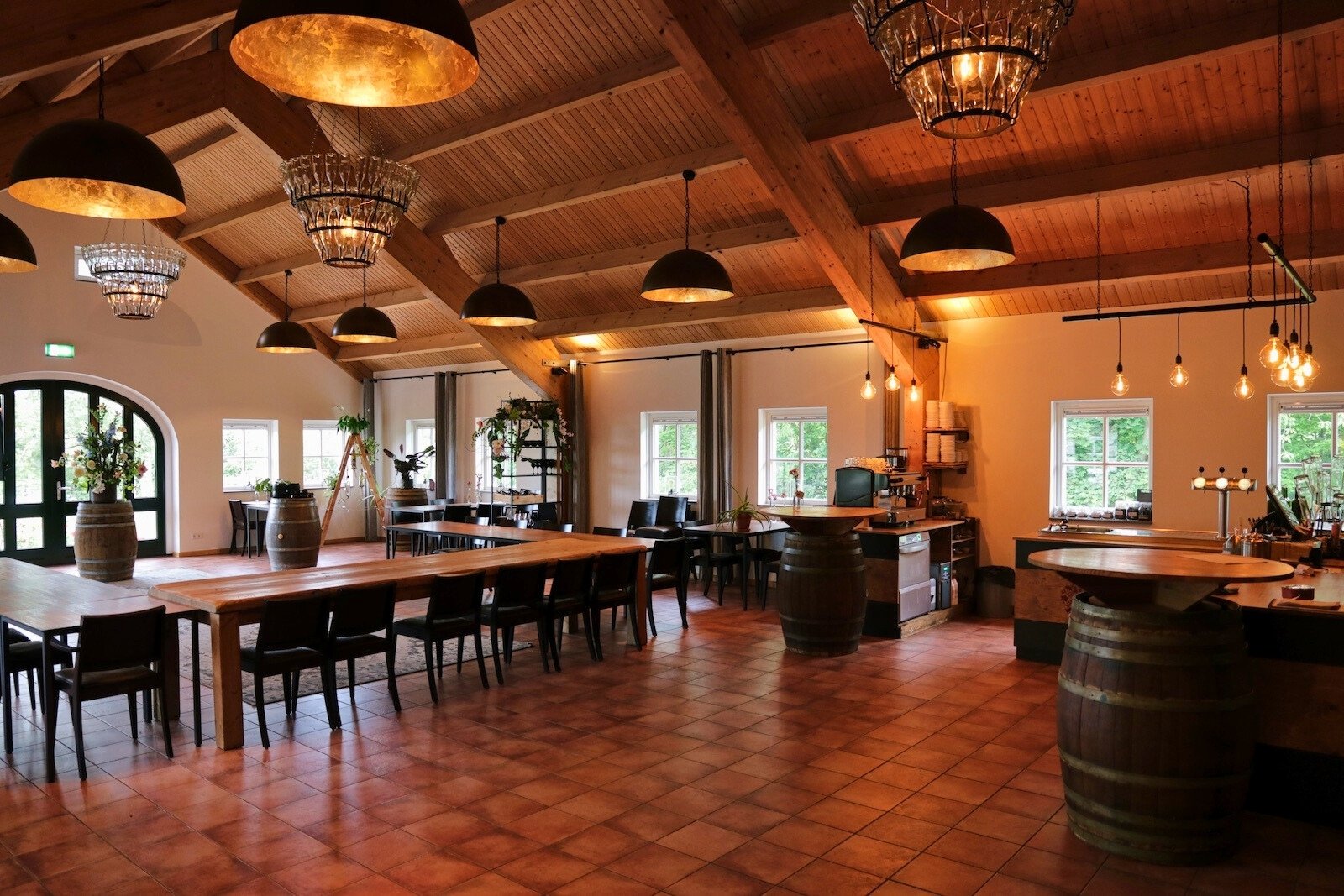 Tasting room at Dutch Centre of Viticulture in Groesbeek