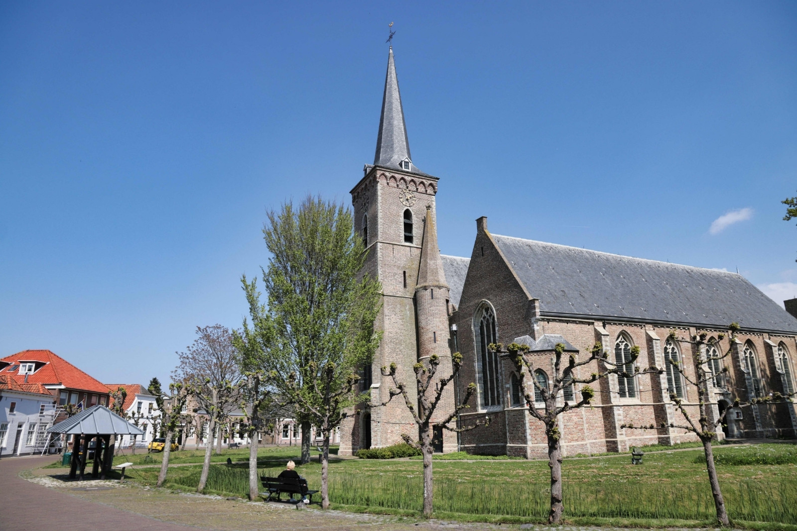 Wijnhoeve De Kleine Schorre ligt net buiten het ringdorp Dreischor in Schouwen-Duiveland