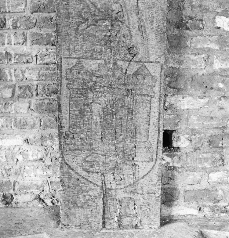 Hamburg Coat of Arms in Hamburger Chapel in Oude Kerk, Amsterdam