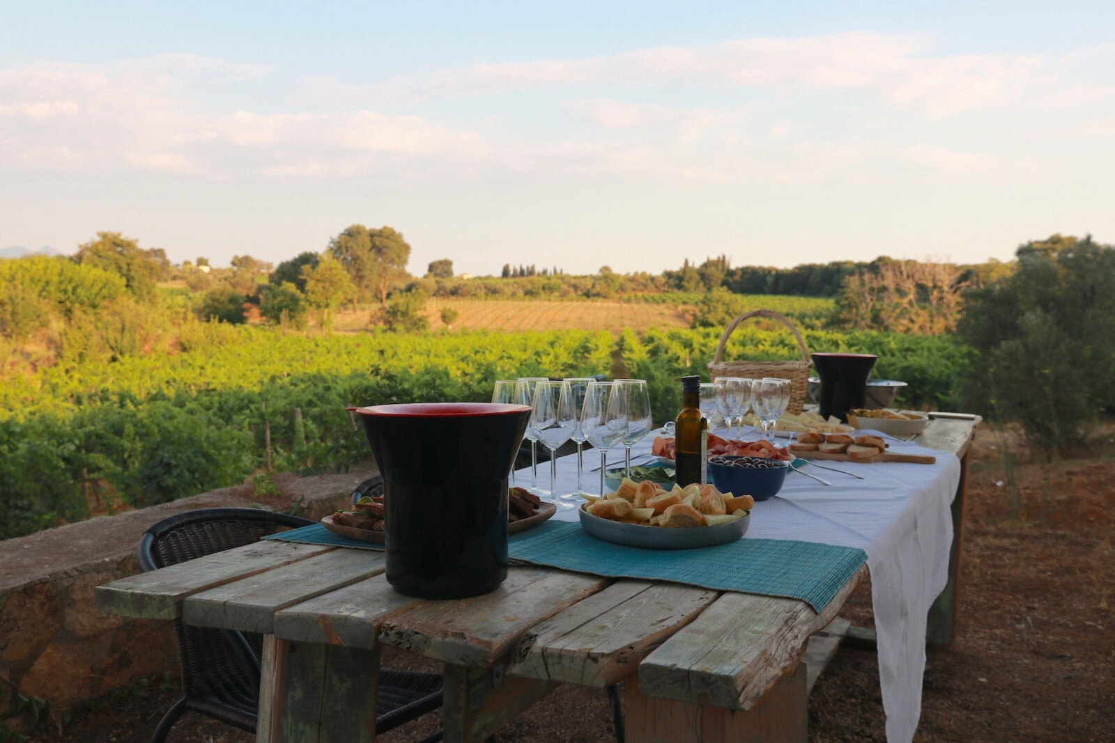 Wine tasting at Peloponnese winery Domaine Dereskos