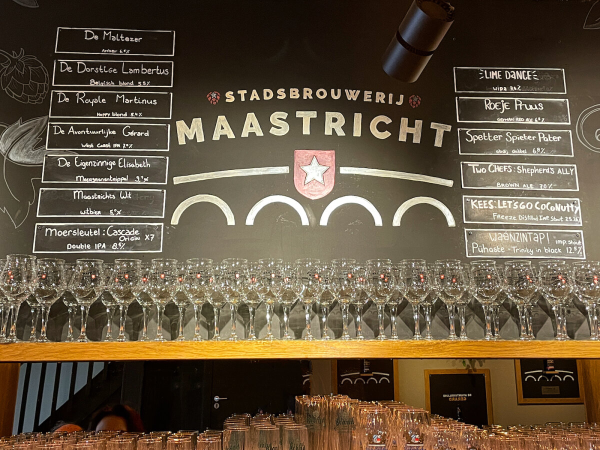 Maltezer beer on tap at Stadsbrouwerij Maastricht