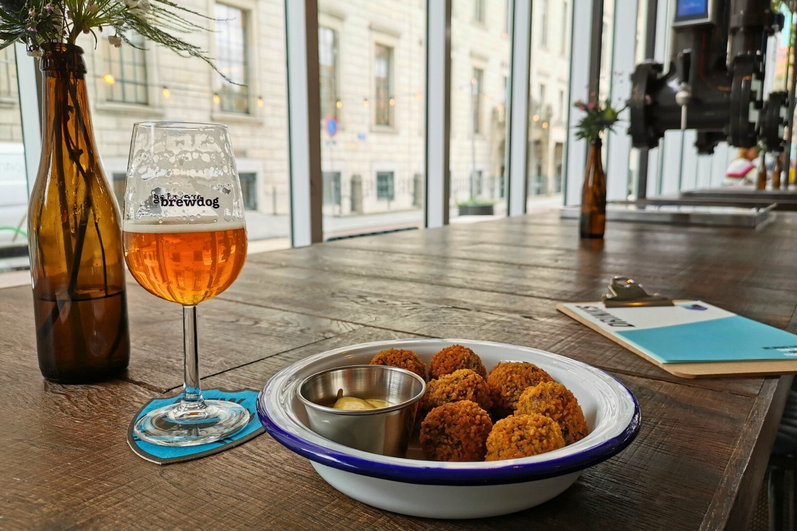 Famous Dutch 'Bitterballen' at BrewDog Rotterdam Outpost