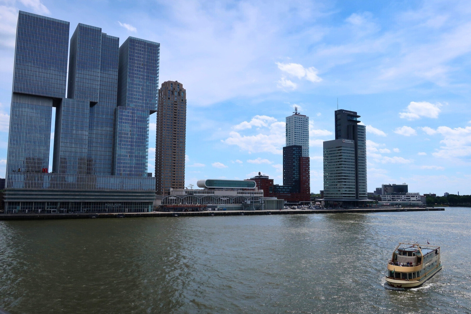 De Rotterdam, designed by Dutch architect Rem Koolhaas (the Office for Metropolitan Architecture)