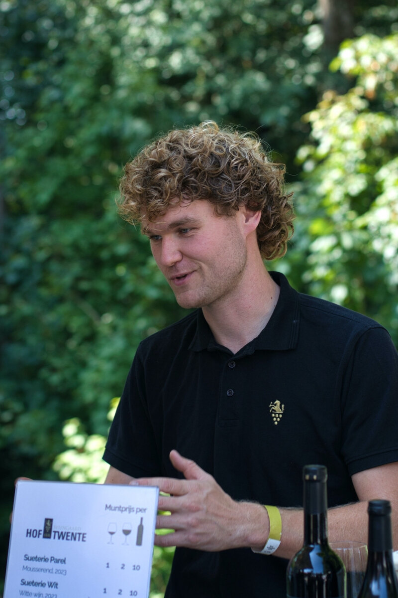 Mart Visscher, second generation winemaker at Wijngaard Hof van Twente 