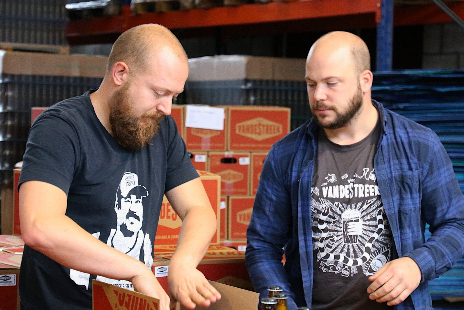 Ronald and Sander van de Streek, founders of VandeStreek beer