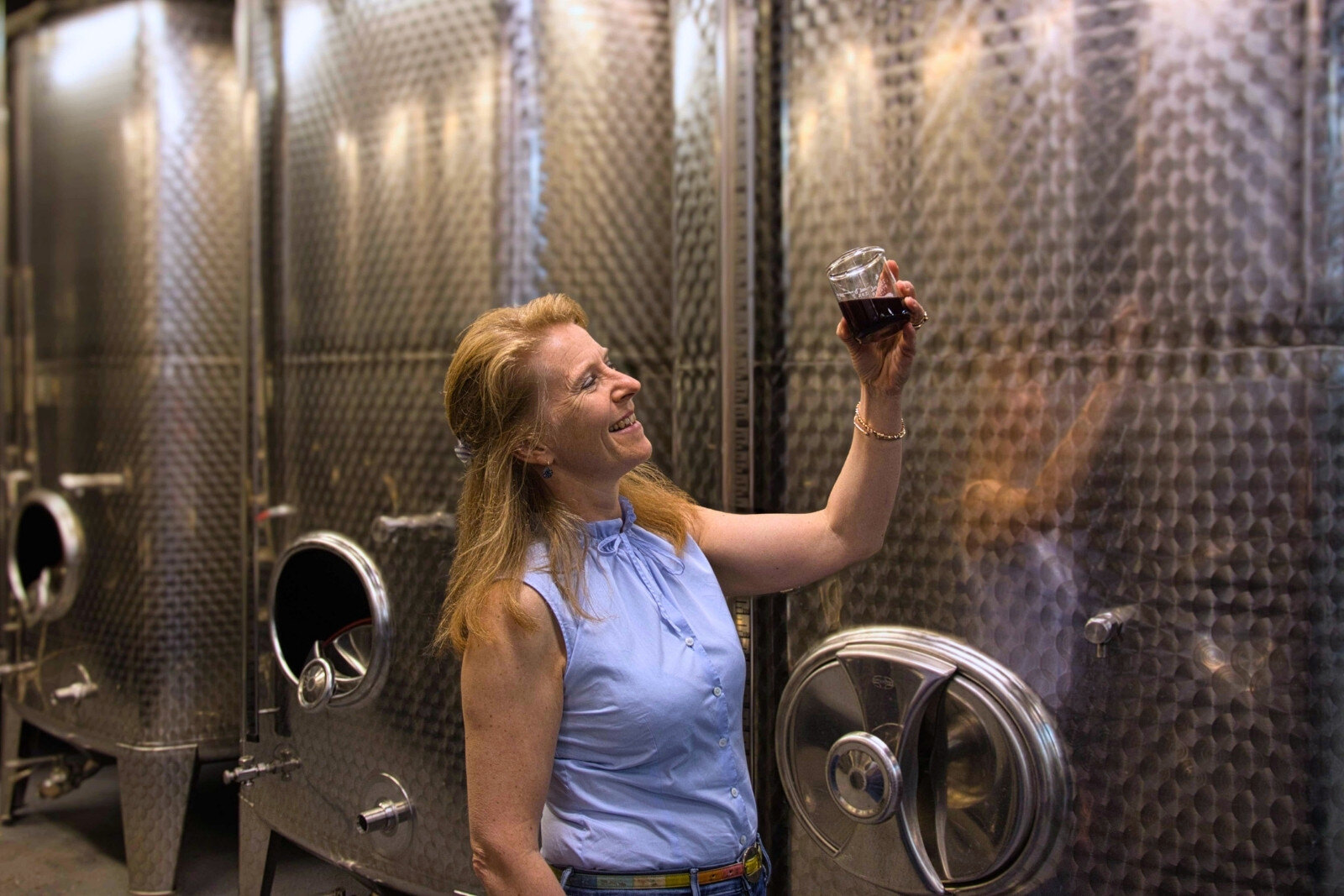 Joyce van Rennes, owner and winemaker Wine Castle Genoels-Elderen