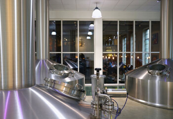 Brewhouse De Halve Maan brewery in Bruges